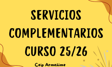 INFORMACIÓN SERVICIOS COMPLEMENTARIOS