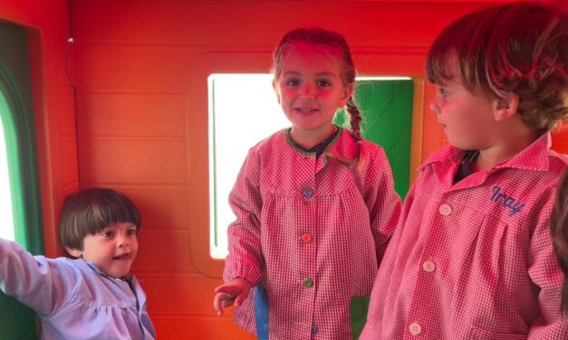 Buenas tardes familias.El alumnado de dos y tres años realizó ayer una actividad conjunta.¡¡Lo pasaron genial!!
