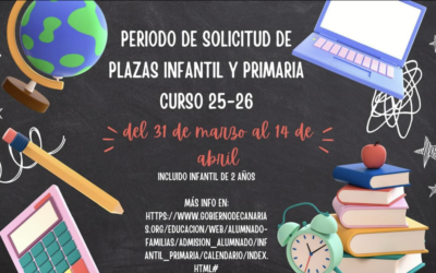 Solicitud de plazas 25/26