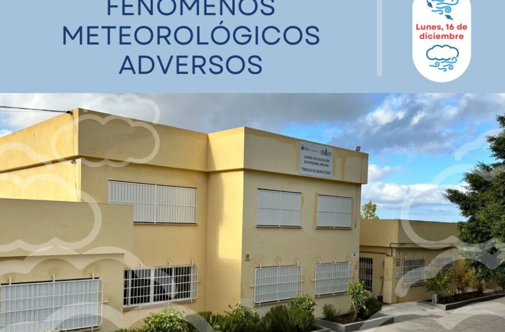 SE SUSPENDEN LAS CLASES DEL LUNES 16 DE DICIEMBRE