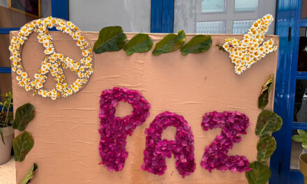 El IES La Aldea celebró el Día de la Paz, a pesar del viento.