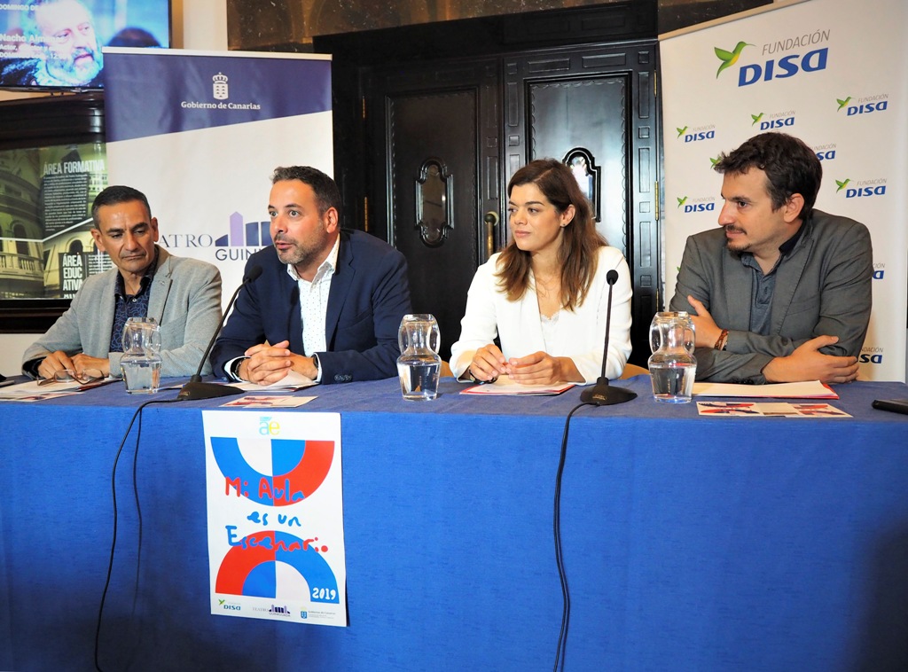 De Izq a dcha: Gregorio Cabrera, Rubén Pérez, Sara Mateos y Daniel Tapia